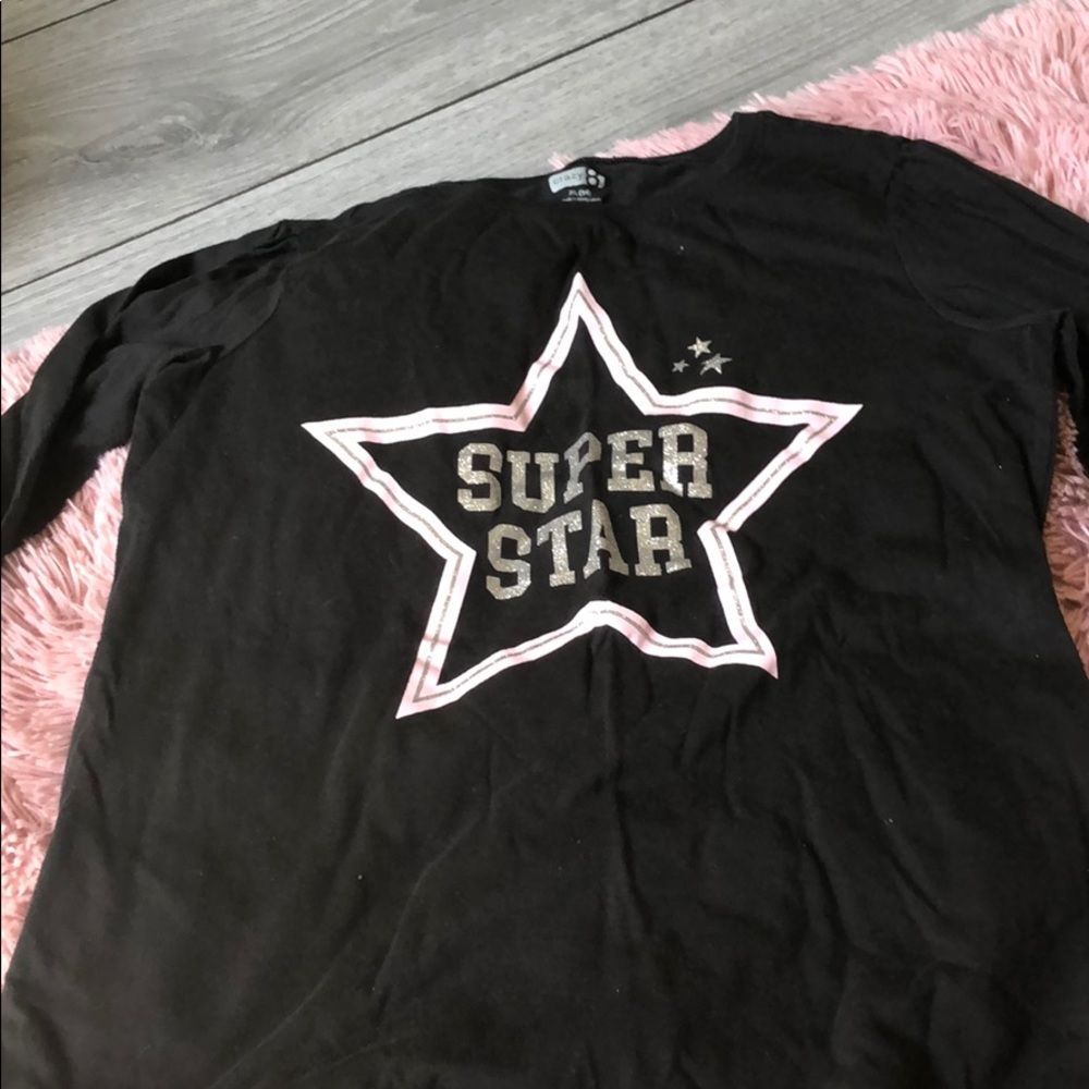 Black super star long sleeve